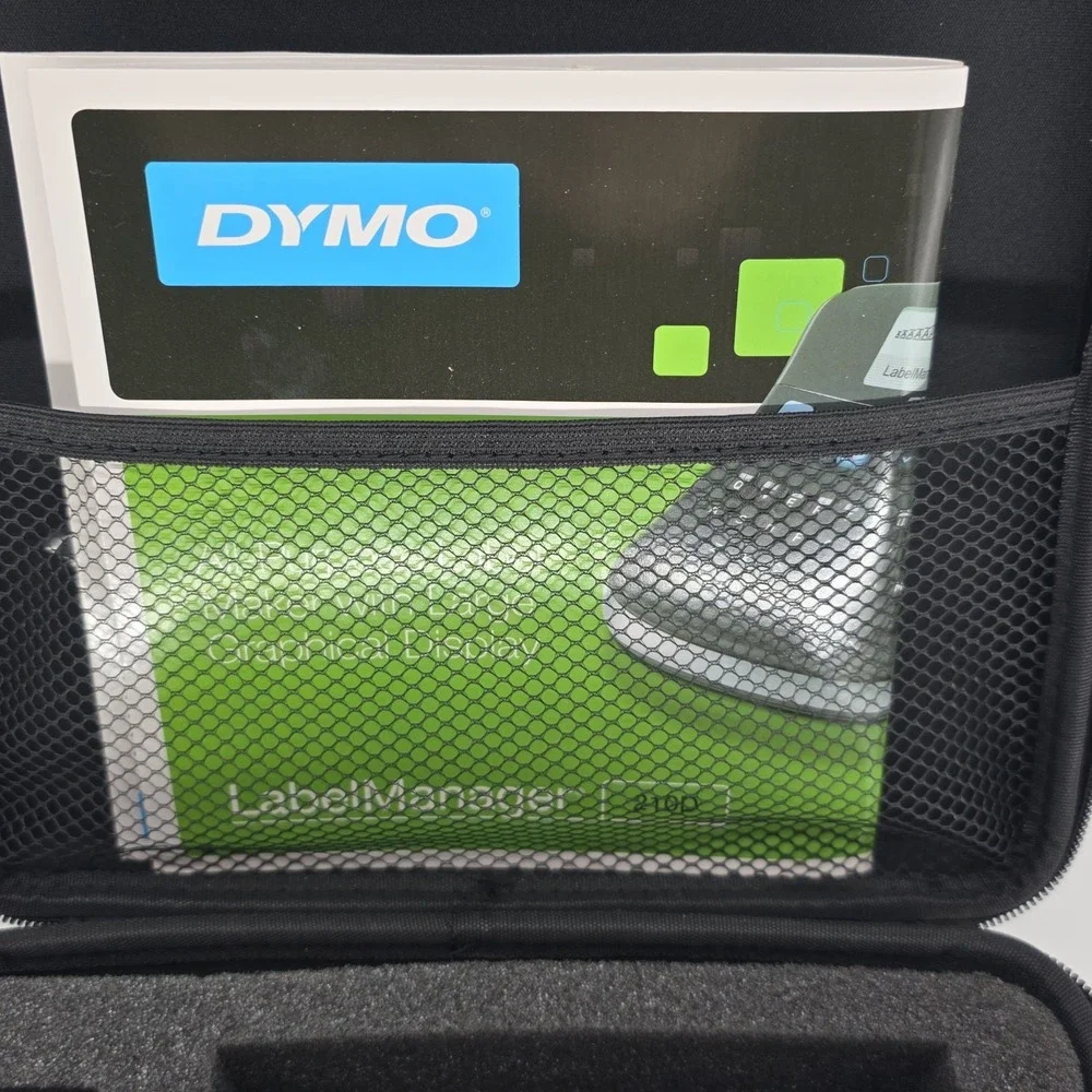 DYMO Label Manager 210D Desktop Label Maker QWERTY Keyboard With Case Tested